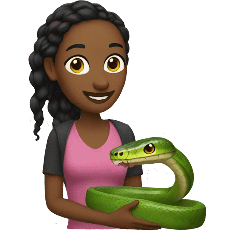 gayle with a snake emoji