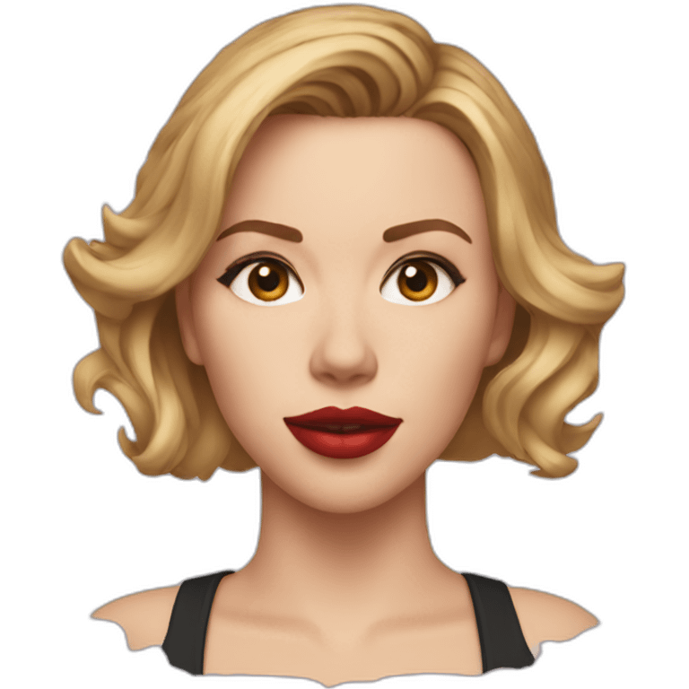 Scarlett Johansson emoji