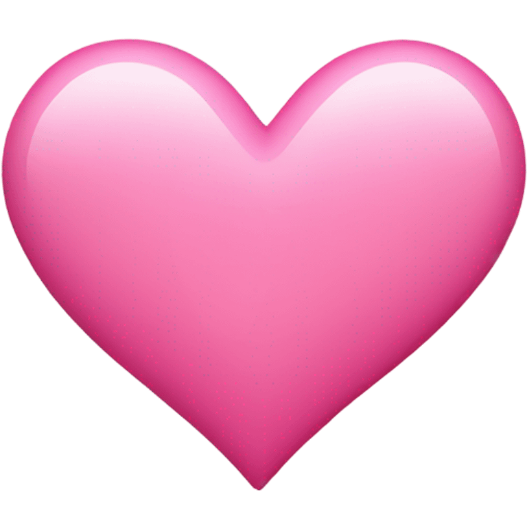 Pink heart  emoji