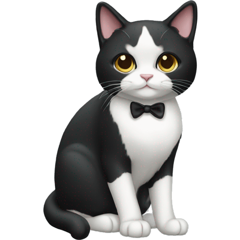 Tuxedo Cat Breed Full Body emoji