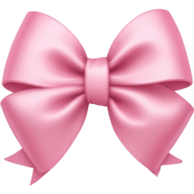 Light pink bow emoji