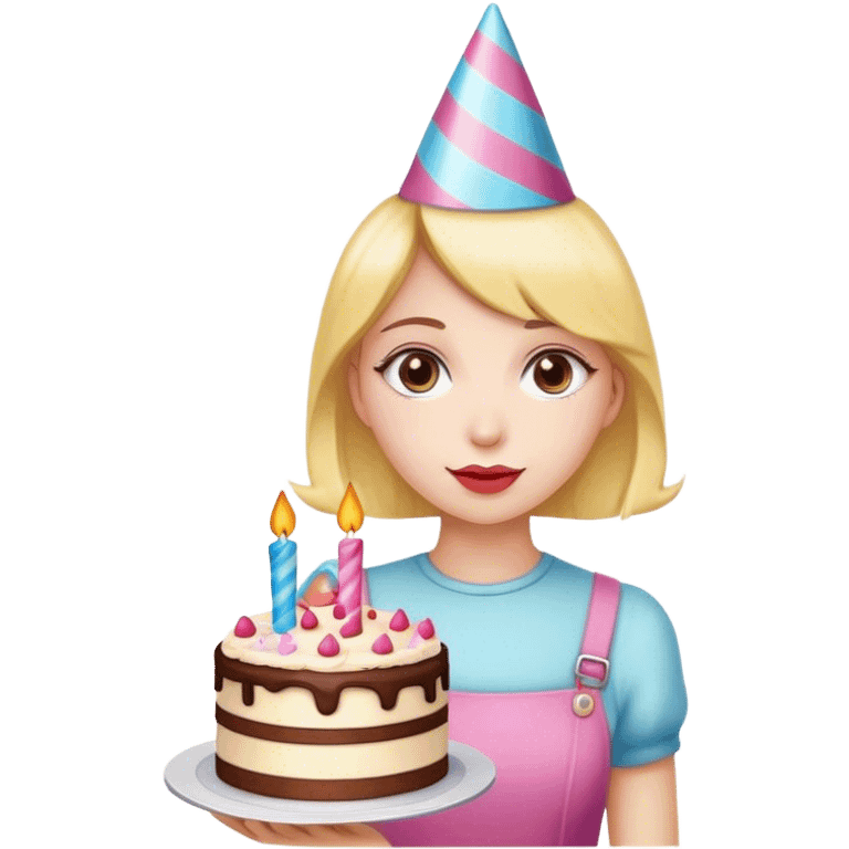 Happy Birthday girl emoji