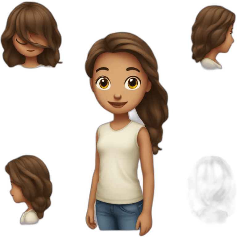 Fille avec garçon emoji