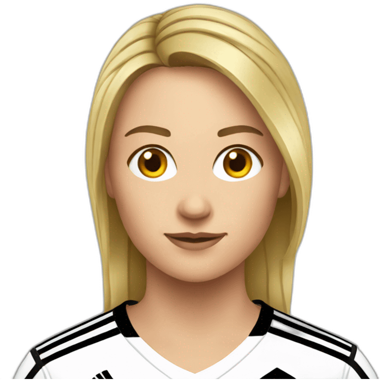 female german soccer player emoji