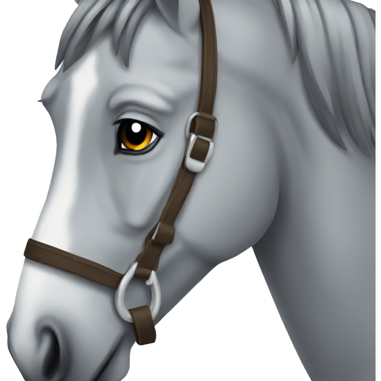 Gray horse emoji