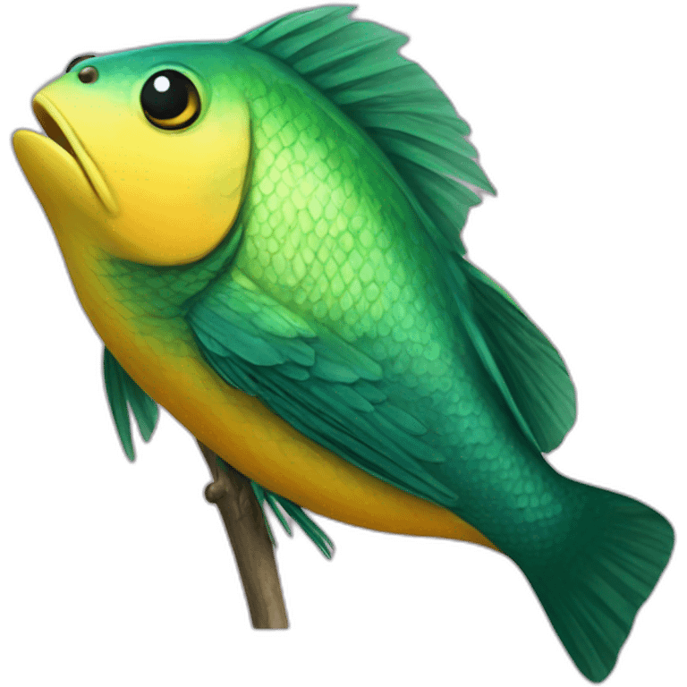 Perch New Year emoji