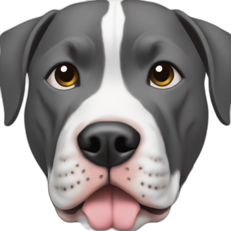 Dog-american-pit-bull-terrier-full-body emoji