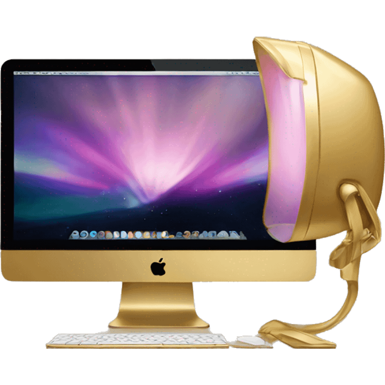 gold imac emoji