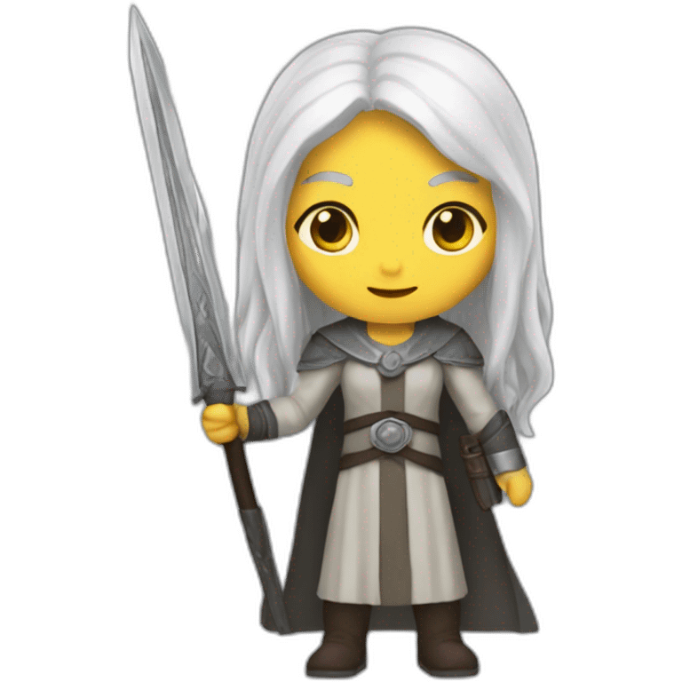 saruman-girl-with-weapon emoji