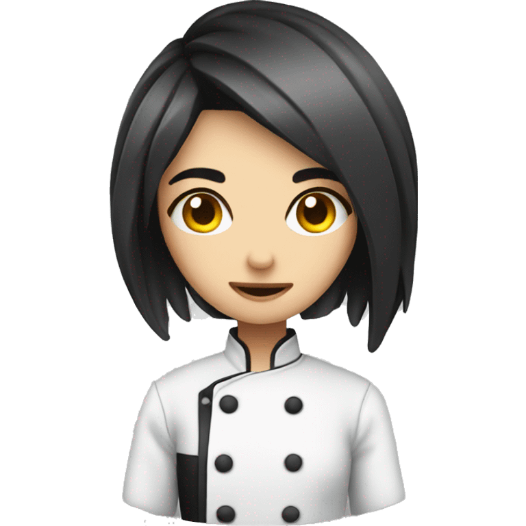 emo chef girl emoji