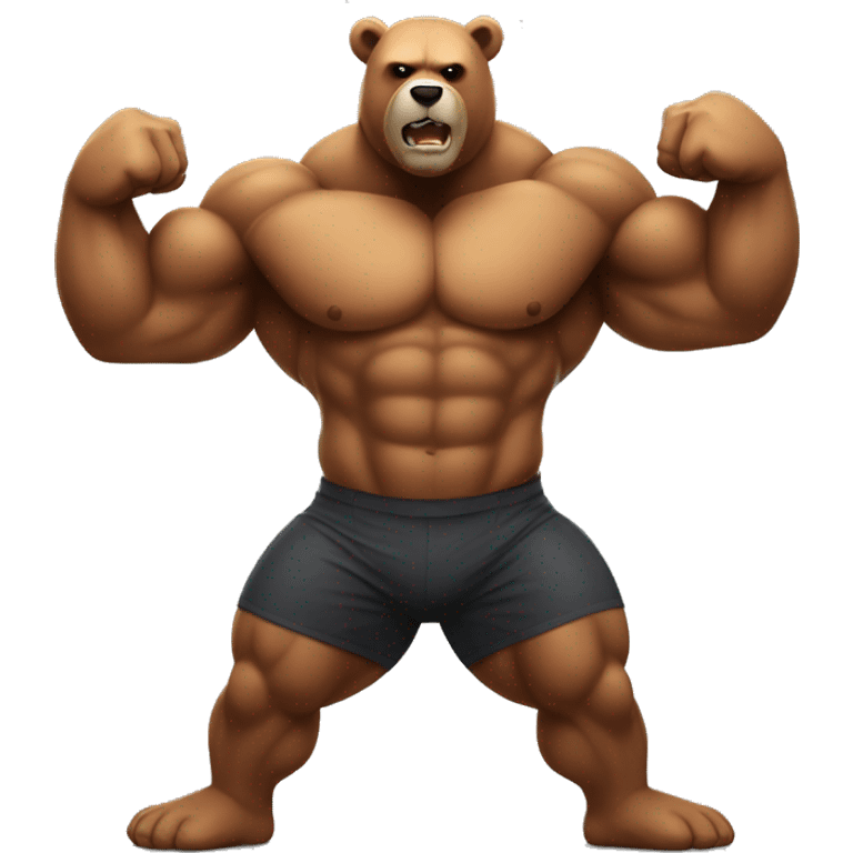 muscle bear emoji