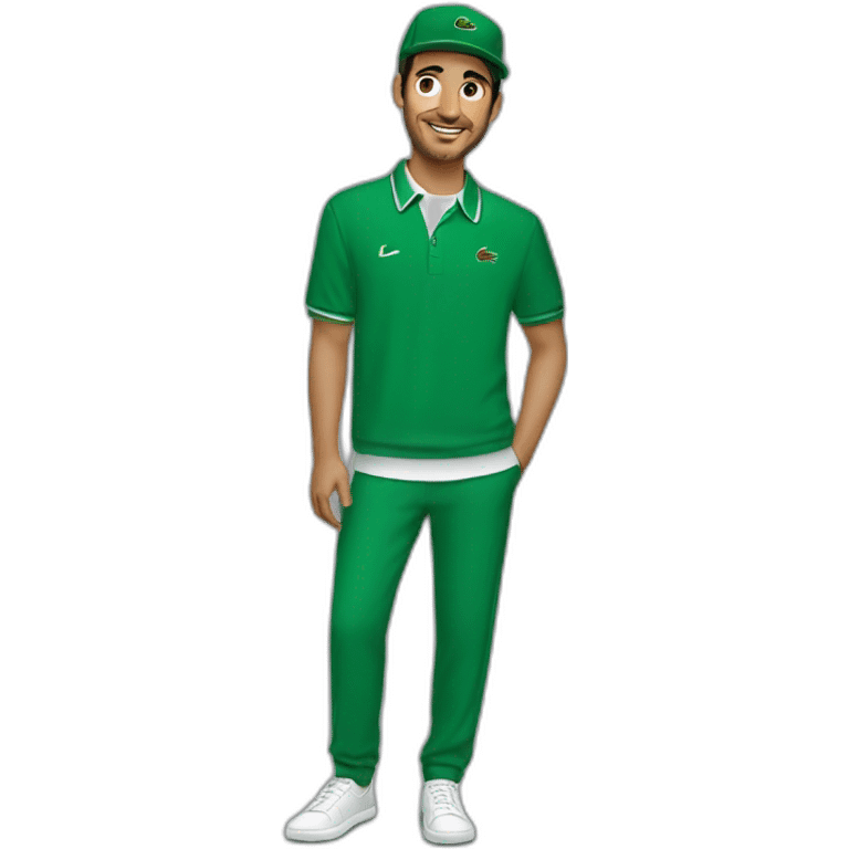 algerian Guy with Lacoste emoji