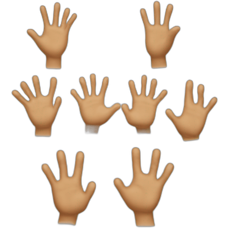 ten-fingers-no-five-on-one-hand emoji