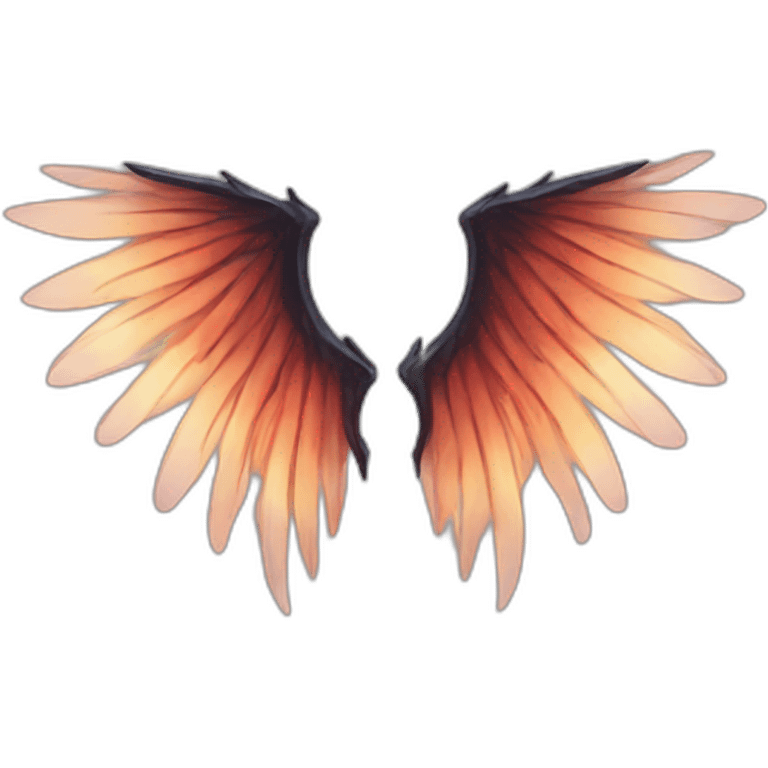 one pair of demon wings emoji