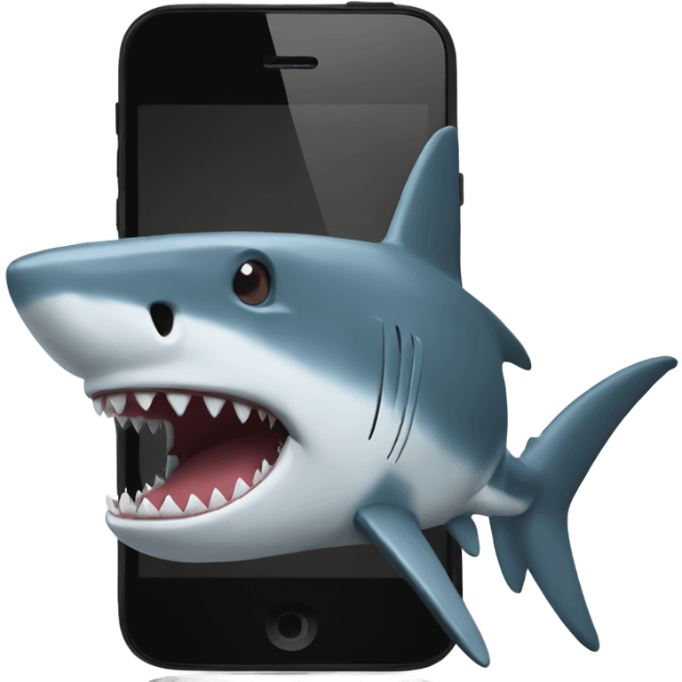 shark phone emoji