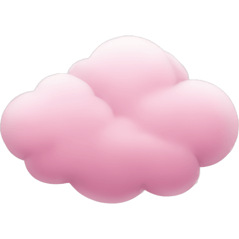 soft pink cloud emoji