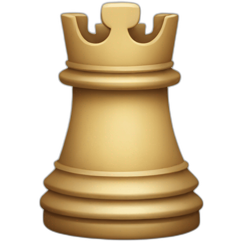 Smiling chess rook emoji