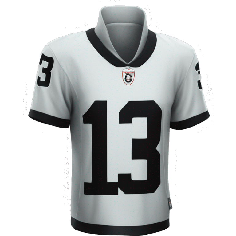 Las Vegas raiders jersey that has the number 13 emoji