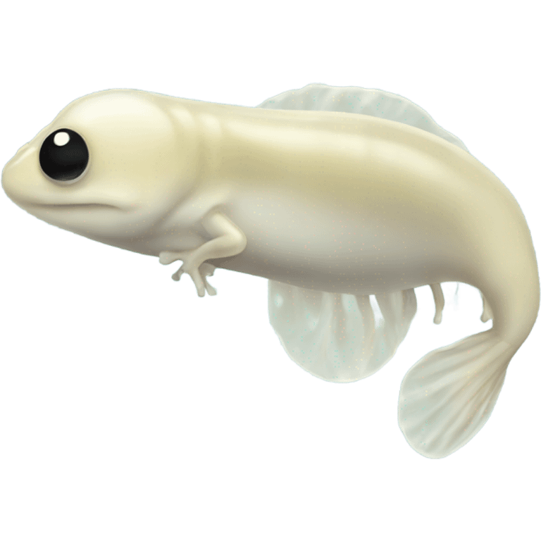 White tadpole emoji