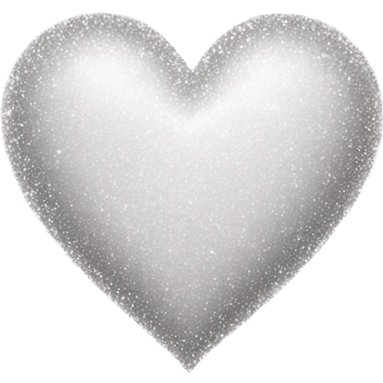 White sparkly heart emoji