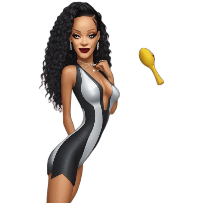 Rihanna superbowl emoji