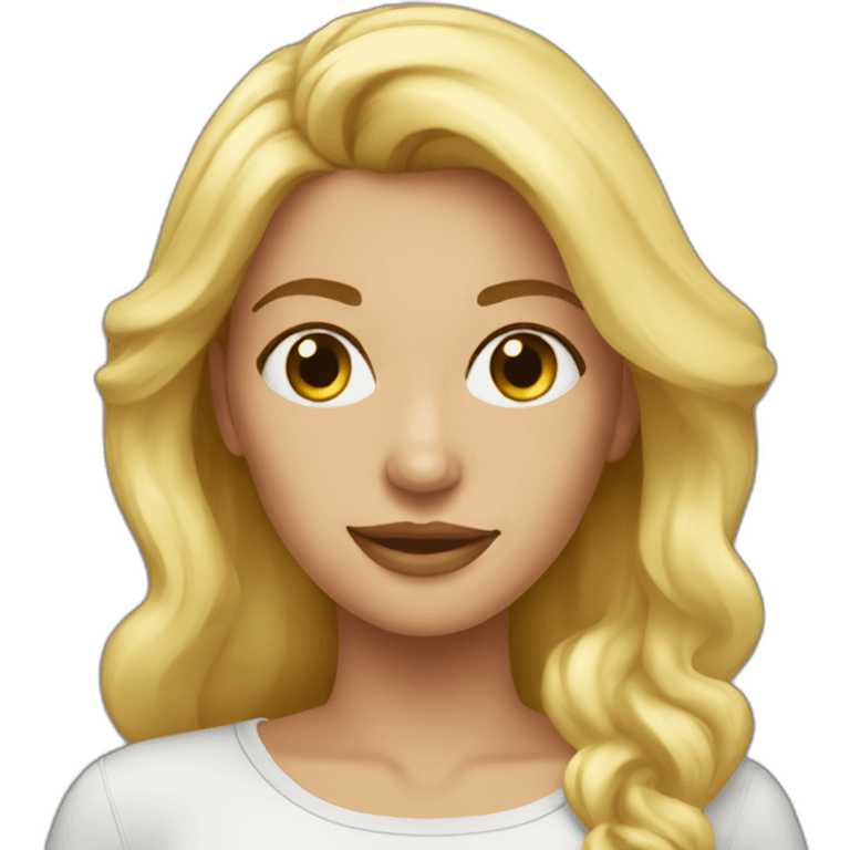 Hot blonde mom emoji