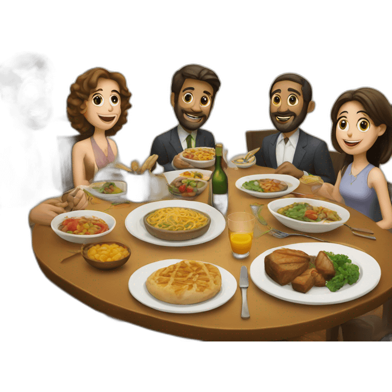 Shabbat dinner emoji