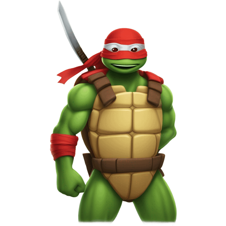 Ninja turtle red emoji