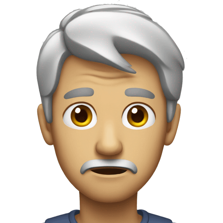 worried man emoji