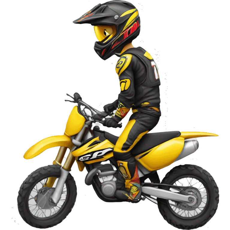 Motocross emoji