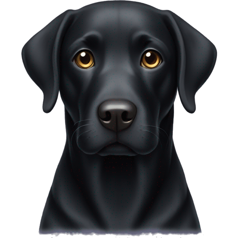 Black Labrador emoji