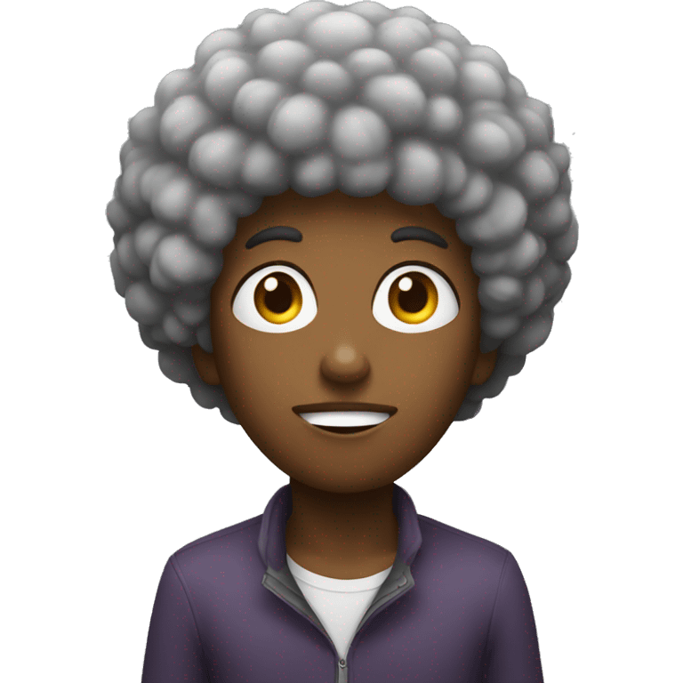 afro hungry emoji