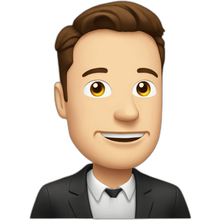 Elon Musk tomando café emoji