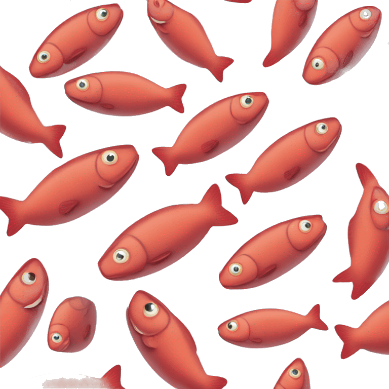 Cherry salmon emoji