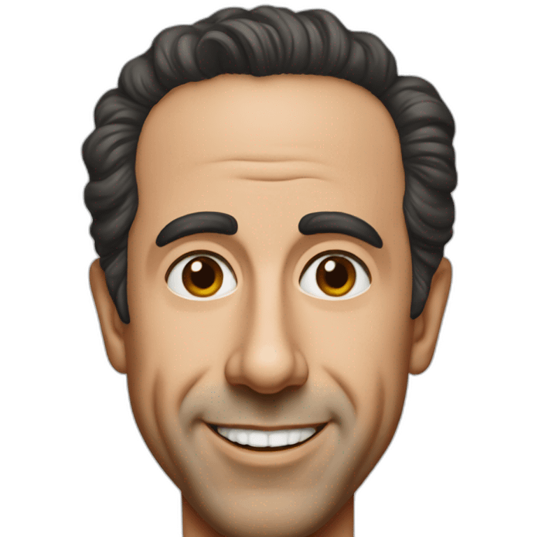 Portrait Jerry Seinfeld emoji