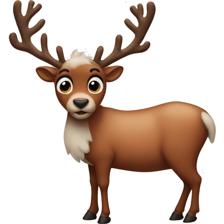 Rudolf the reindeer emoji