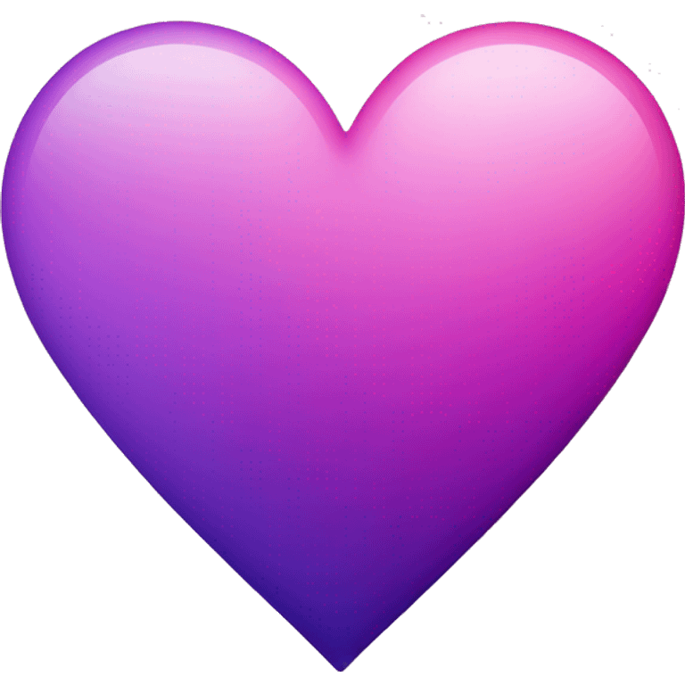 Pink and purple ombré heart emoji