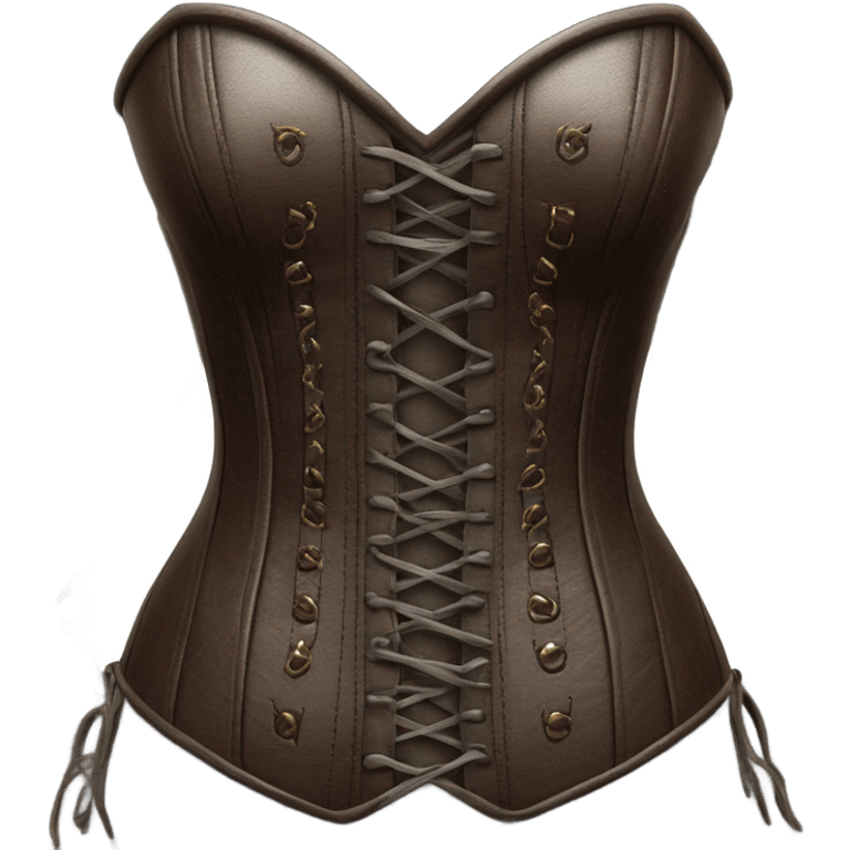 Leather corset emoji