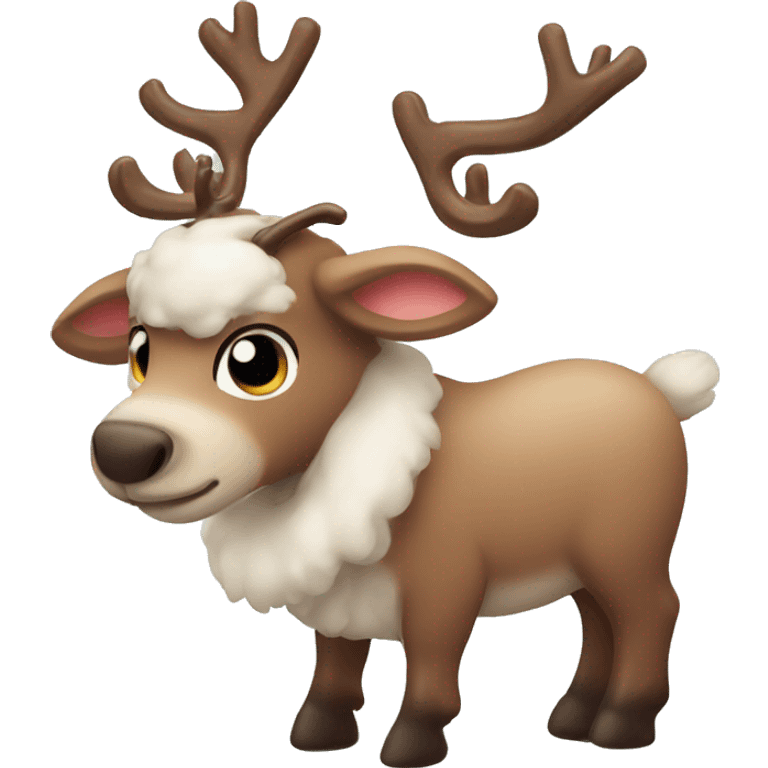 cute reindeer  emoji