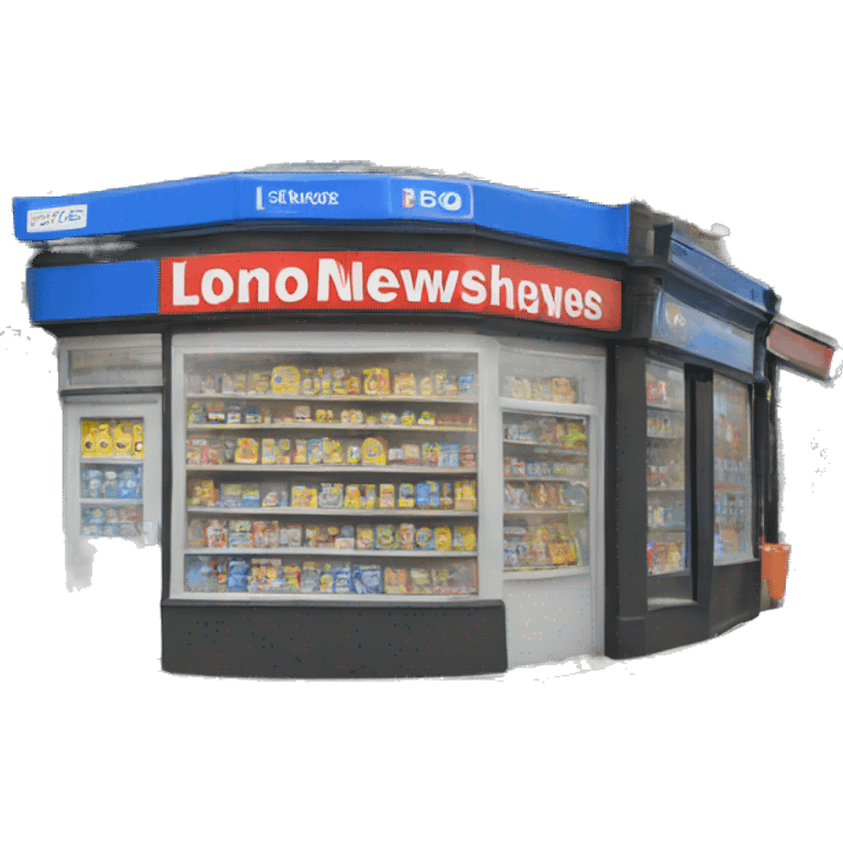 London newsagents, corner shop emoji