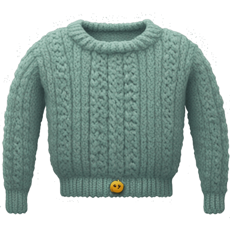 Knitted sweater emoji