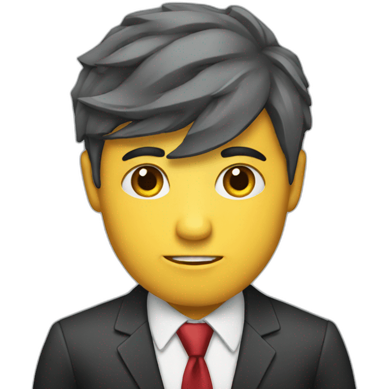 Broken businessman emoji