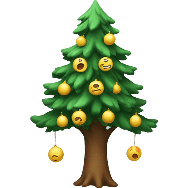 New year tree emoji