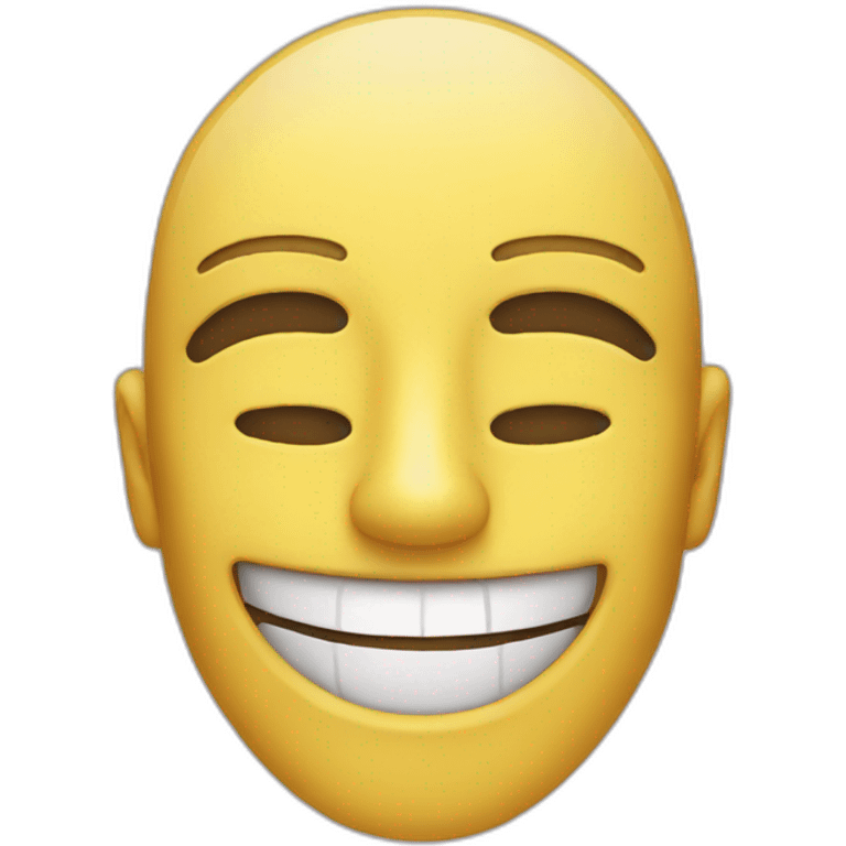 Smile mask emoji