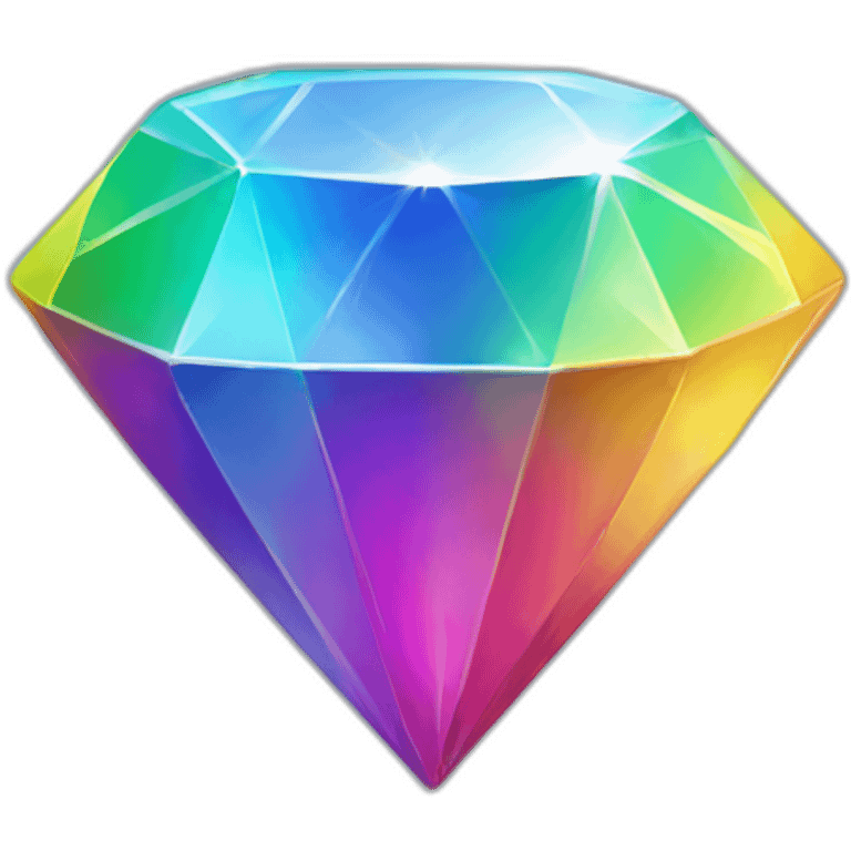 Rainbow Diamond emoji