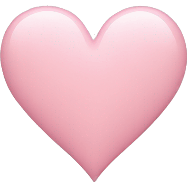 light pink heart emoji