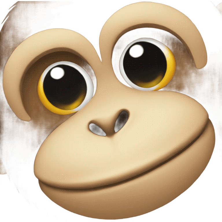 Monkey hugging emoji