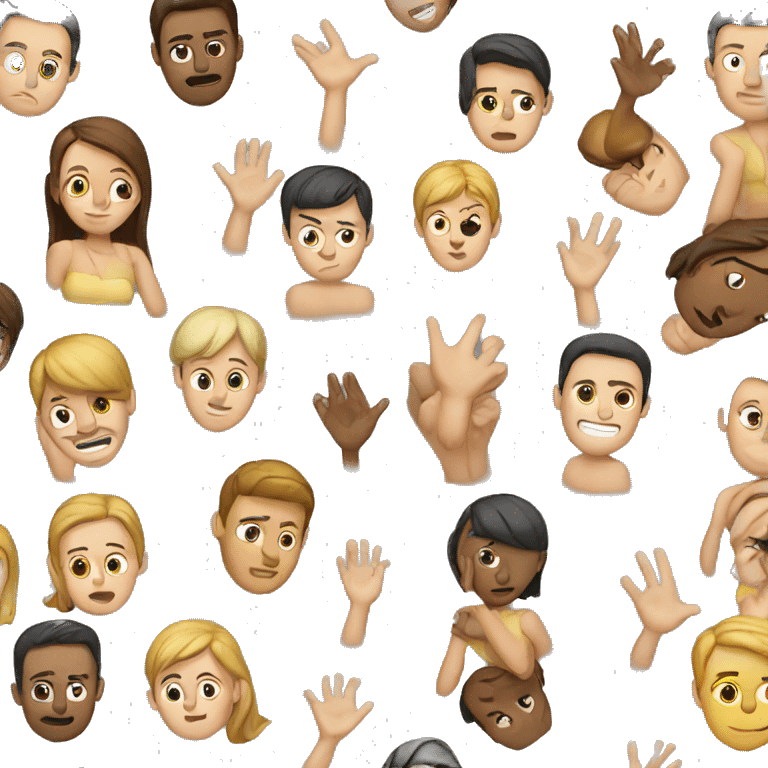 People that have the hands on the head emoji