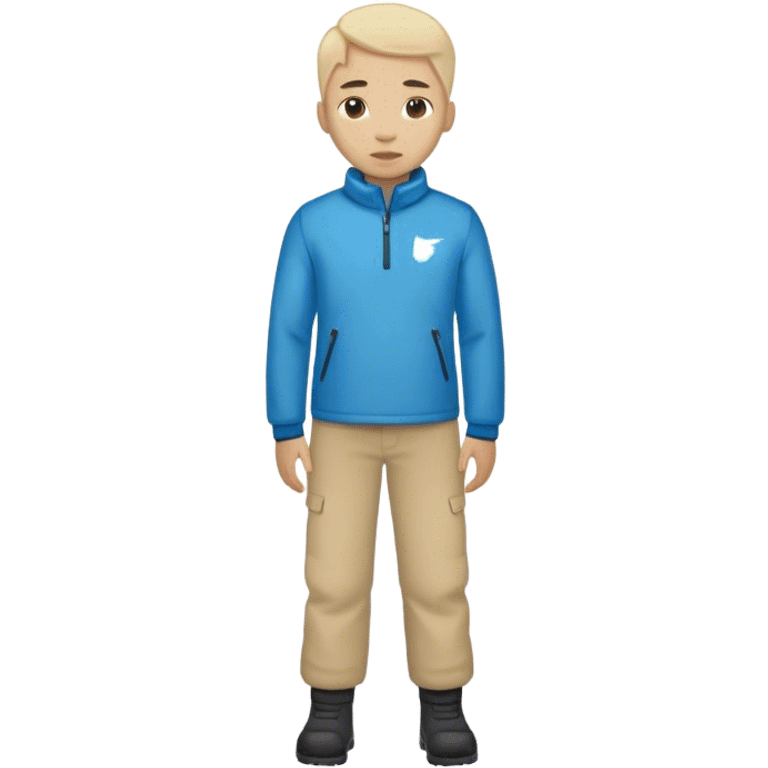 photorealistic greenland citizen standing full length emoji