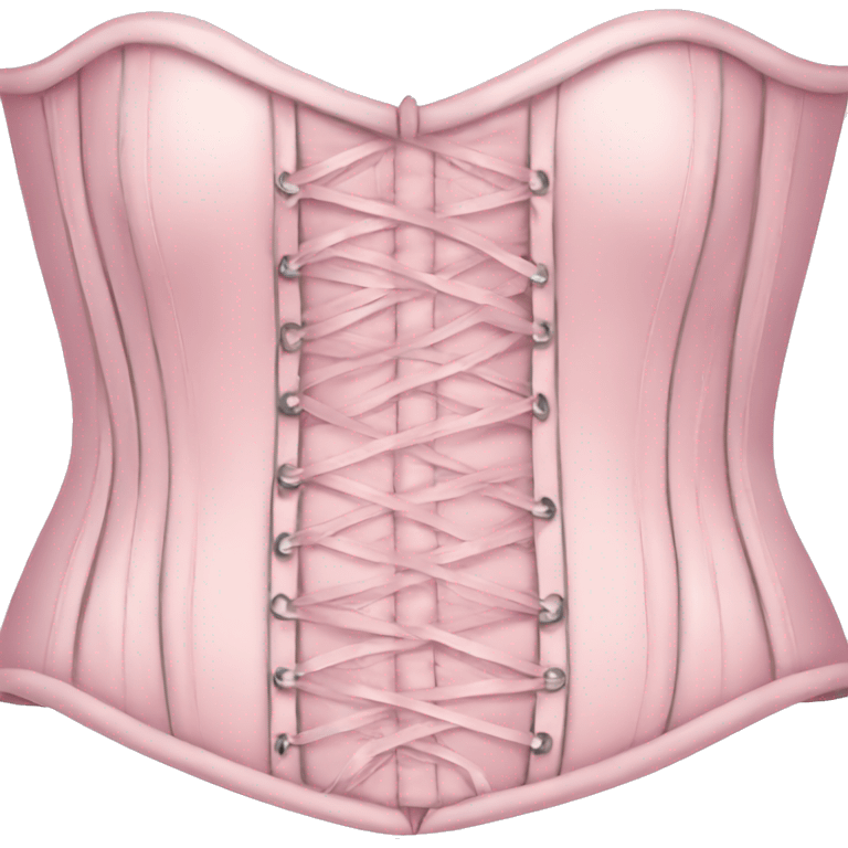 Pastel pink corset  emoji